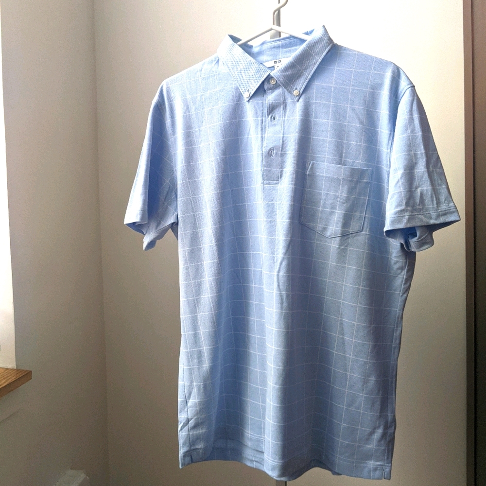 Men's Uniqlo 100% cotton polo shirt